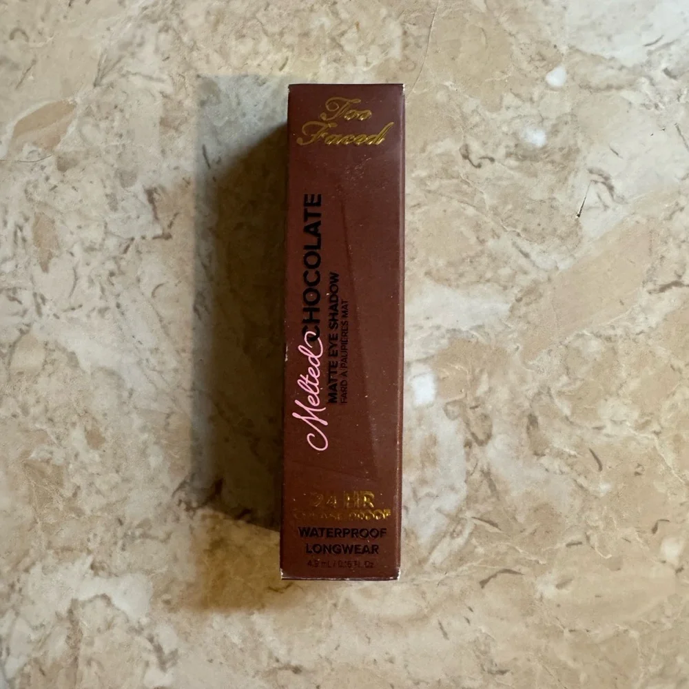Too Faced Melted Chocolate Liquid Matte Eyeshadow, .16 oz ~ Warm & Fudgy .16 oz